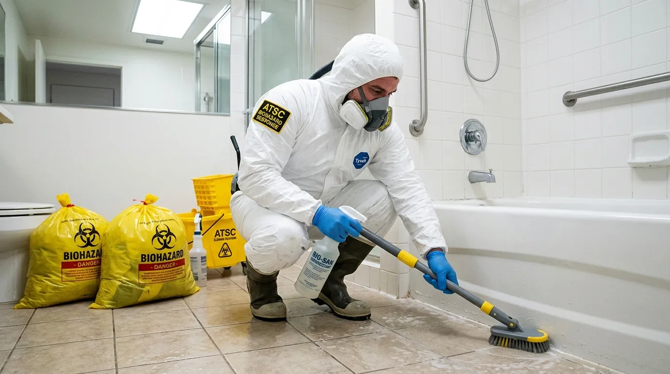 Decontamination equipment deployed for Blood Cleanup in Wilton